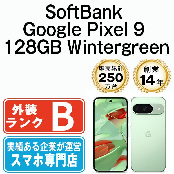 ����š� Google Pixel9 128GB Wintergreen gp9s1wg7mtm
