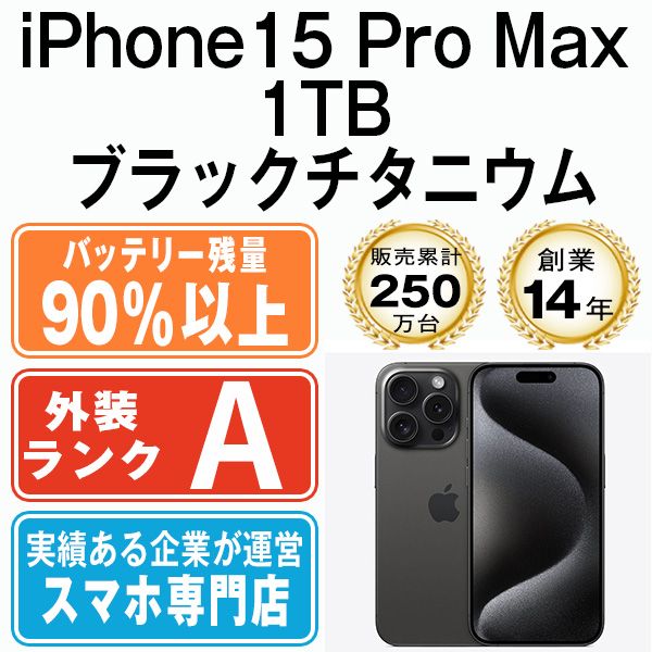 š iPhone15 Pro Max 1TB ֥å˥ ip15pmmtm2303b