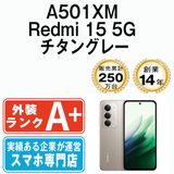 【中古】 A501XM Redmi 15 5G チタングレー a501xmgy9mtm