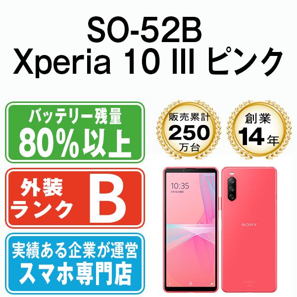 ����š� SO-52B Xperia 10 III �ԥ� so52bpk7mtm