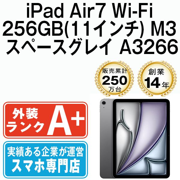 ����š� iPad Air7 Wi-Fi 256GB 11����� M3 ���ڡ������쥤 A3266  eSIM����ü��ipda7mtm4287