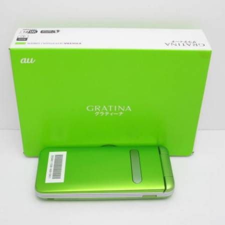 ムスビー｜【新品】特価 au KYF37 GRATINA グリーン ガラケー【GRATINA 