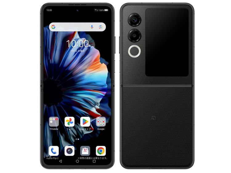 �֥�Х��륹�����׿���Sim�ե꡼nubia Flip 2 A404ZT Black