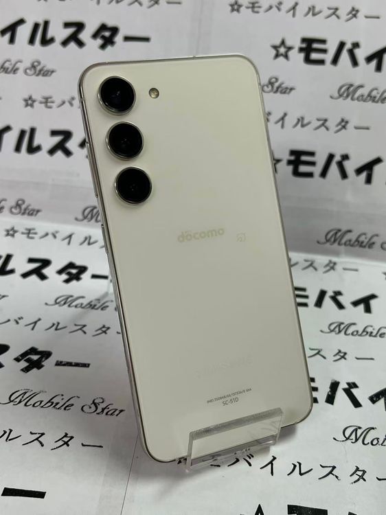 �֥�Х��륹���������� SIM�ե꡼ Galaxy S23 SC-51D cream