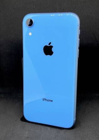 ムスビー｜新品同様バッテリー100%○SIMフリー iPhone XR 64GB ブルー 