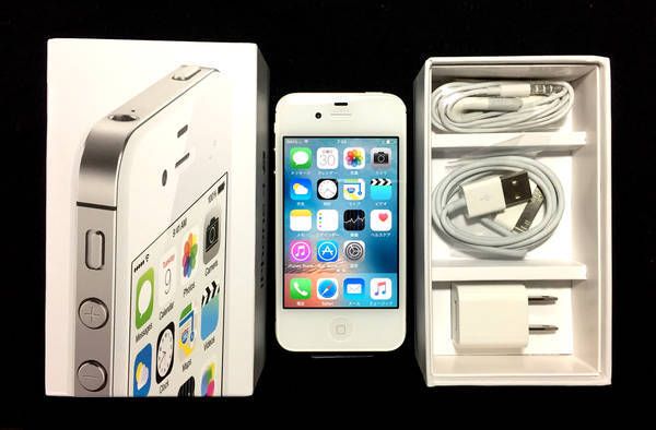 ムスビー｜保証付|新品同様フルセット○iPhone4S 64GB SIMフリー  