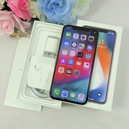 ムスビー｜【送料無料】au iPhoneX 256GB シルバー MQC22 赤ロム補償 