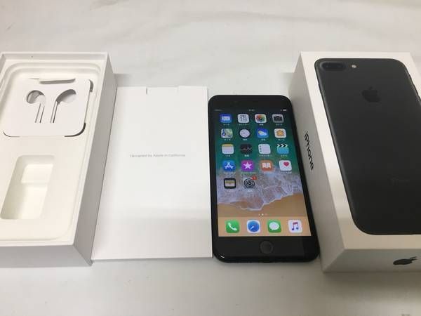 ムスビー｜au iPhone 7 Plus 128GB ブラック MN6F2J/A 中古【iPhone7 