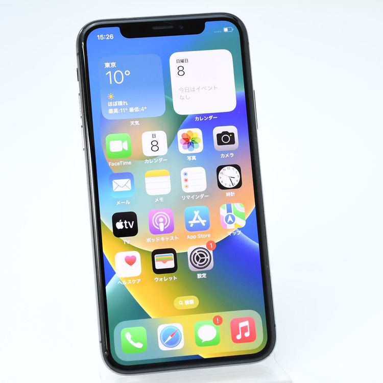 �ڱվ����ʡ������Хåƥ꡼100���docomo SIM�ե꡼ iPhone X 256GB