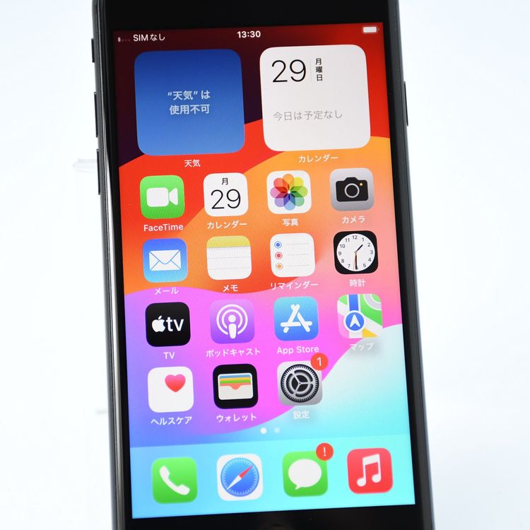 au SIM�ե꡼ iPhone SE �裲���� 64GB �֥�å�