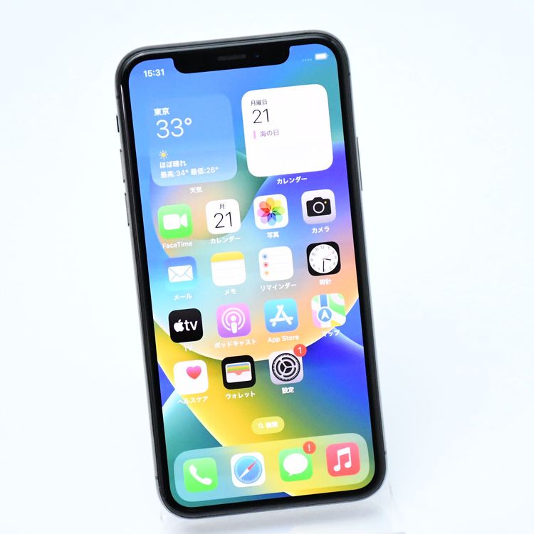 ڥХåƥ꡼ 85docomo SIMե꡼ iPhoneX 64GB ڡ쥤
