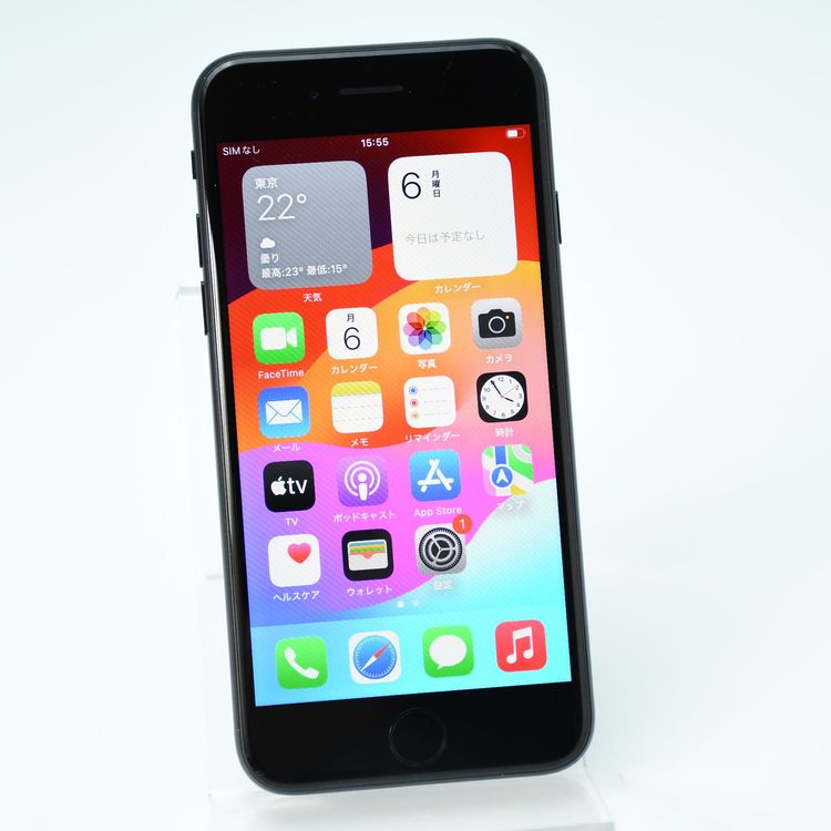 �����ʡ������Хåƥ꡼95%��SIM�ե꡼ iPhone SE��3���� 64GB�ߥåɥʥ���