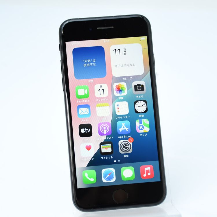 �ڱվ����ʡ�SIM�ե꡼ iPhone SE �裲���� 64GB �֥�å�