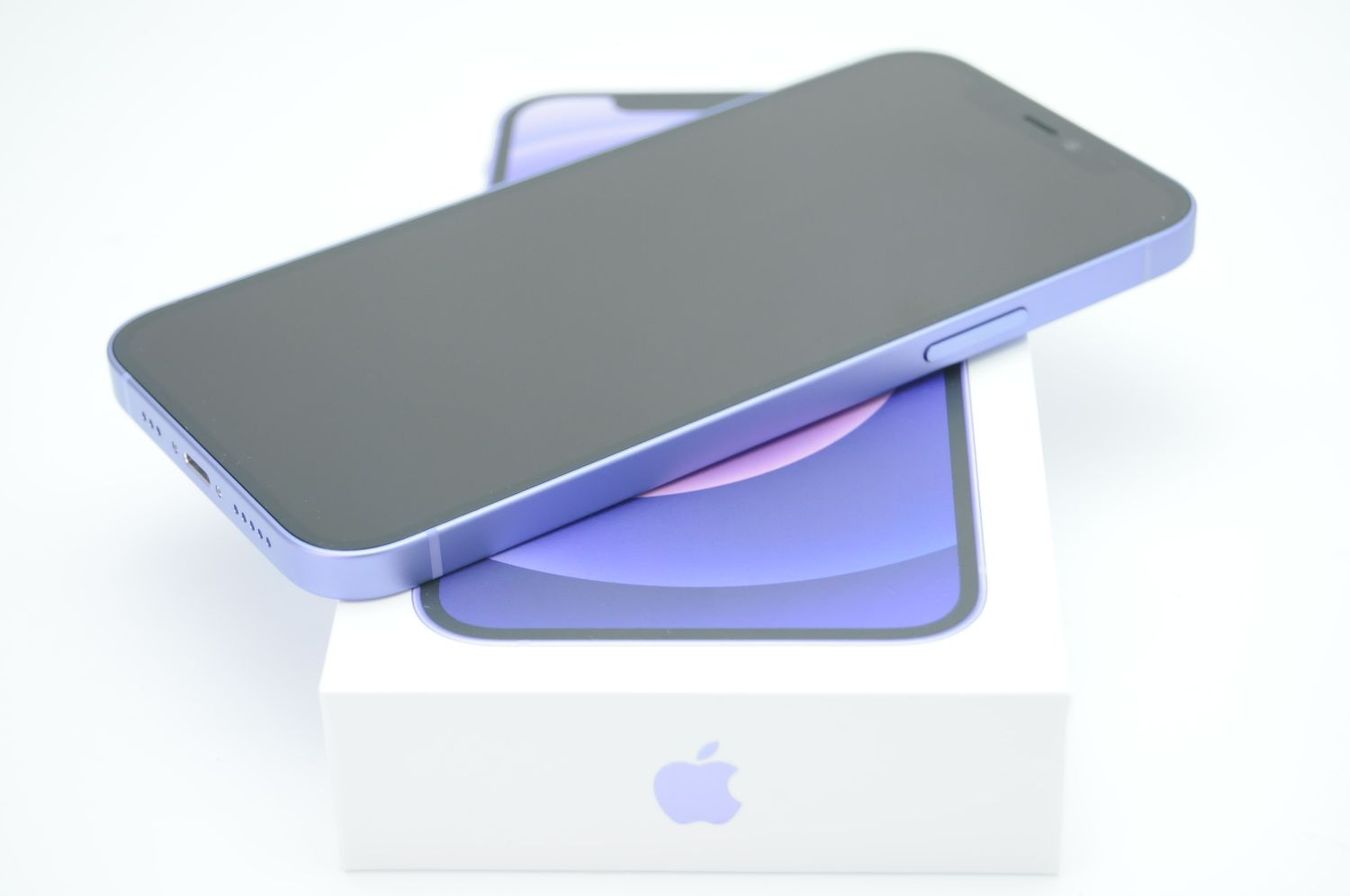 ムスビー｜新品同様＊電池100%＊simフリー iPhone 12 64GB パープル 