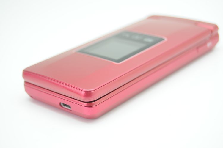 ムスビー｜美品＊SIMフリー ソフトバンク かんたん携帯10 レッド 807SH 