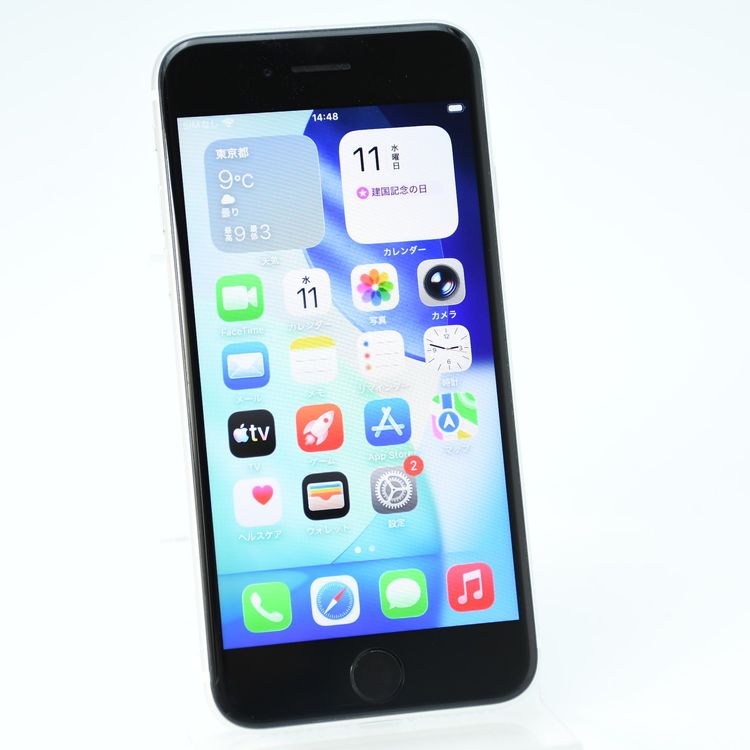 ��ư��ġ�����100 %�����ʡ�SIM�ե꡼ iPhone SE�裲���� 64GB �ۥ磻��