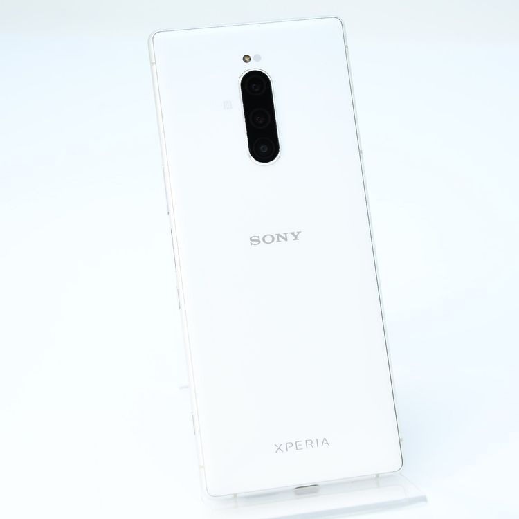 �ڱվ����ʡ������ɹ��� Softbank SIM�ե꡼ Xperia 1 802SO �ۥ磻��