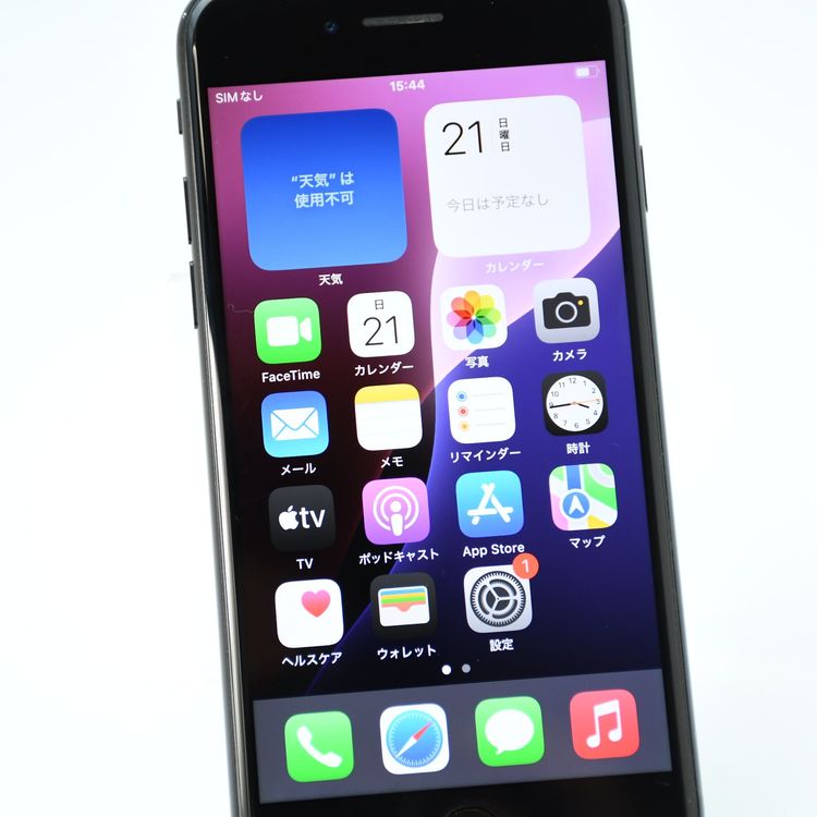 SIM�ե꡼ iPhone SE �裲���� 64GB �֥�å�