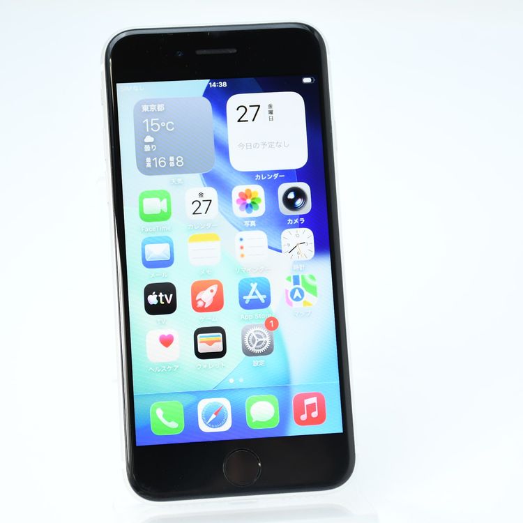 �����ʡ�au SIM�ե꡼ iPhone SE �裲���� 128GB �ۥ磻��