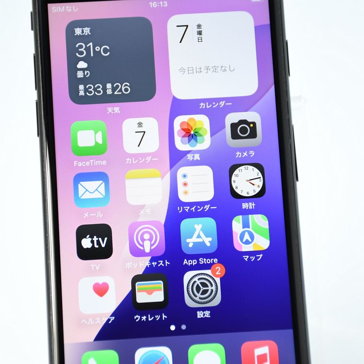 ������Ź���Ӹ򴹺�100���SIM�ե꡼ iPhone SE �裲���� 64GB �֥�å�