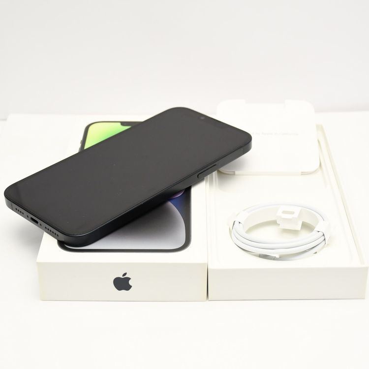 �ڱվ����ʡ���°�ʴ�����SIM�ե꡼iPhone14 Plus 256GB �ߥåɥʥ���