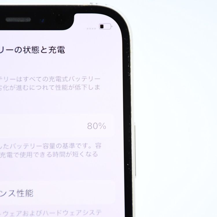 �ڱվ����ʡ���������80%��SIM�ե꡼iPhone 12 64GB �ۥ磻��