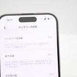 �����ʡ������Хåƥ꡼86%��SIM�ե꡼iPhone15 Pro 128GB