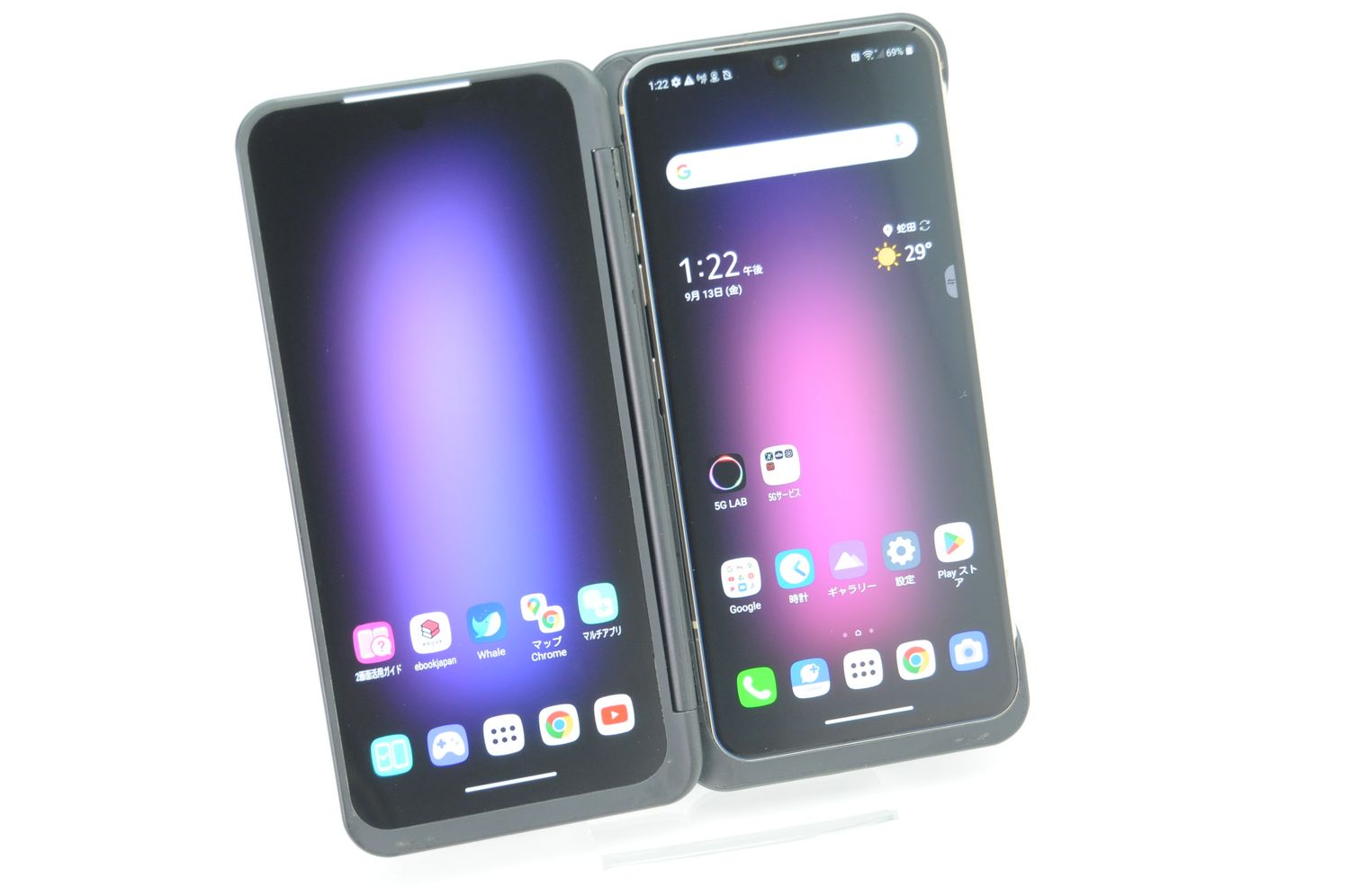 ムスビー｜Dual screen有り＊本体美品＊SIMフリー LG V60 ThinQ 5G  