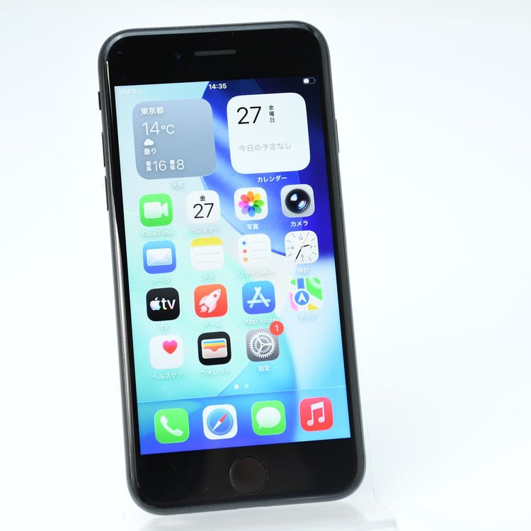 �ڽ����Хåƥ꡼��������89��� SIM�ե꡼ iPhone SE �裲���� 64GB �֥�å�