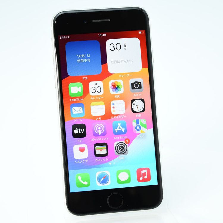 �����ʡ������Хåƥ꡼�������� 80���SIM�ե꡼ iPhone SE �裲���� 64GB�ۥ磻��