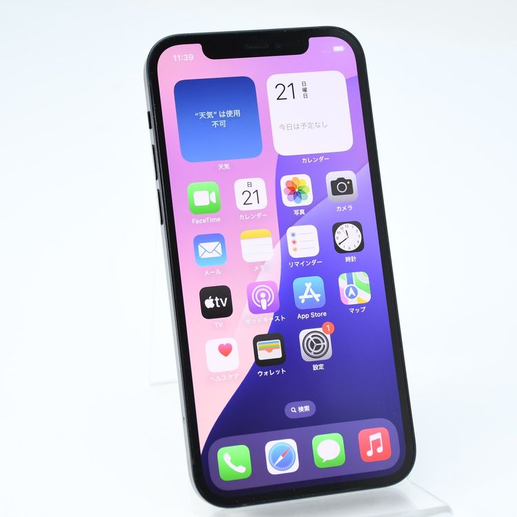 �ڱվ����ʡ�au SIM�ե꡼ iPhone 12 128GB �֥�å�