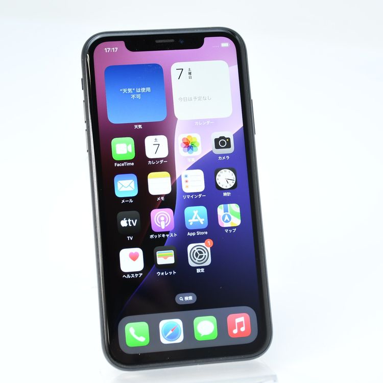�ڱվ����ʡ������Хåƥ꡼80���SIM�ե꡼ iPhone XR 64GB �֥�å�