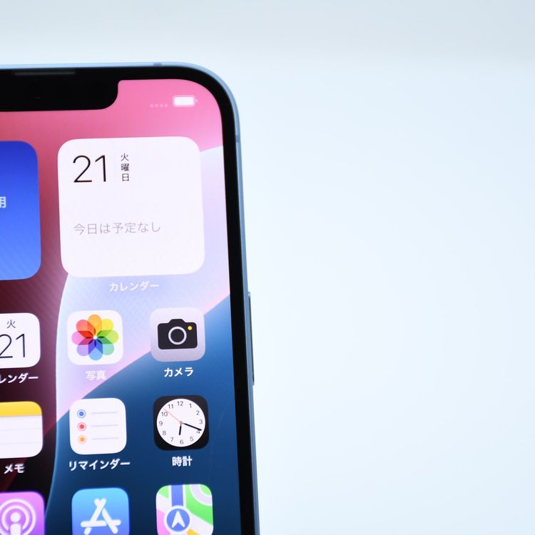 ڽХåƥ꡼ 100SIMե꡼ iPhone14 128GB ֥롼