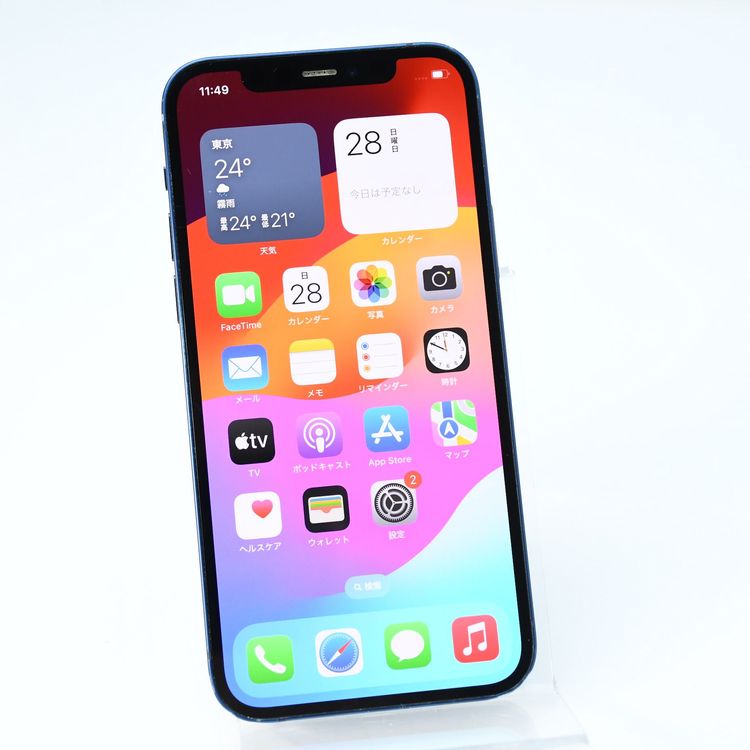 ��ư���ǽ��SIM�ե꡼ iPhone 12 64GB �֥롼