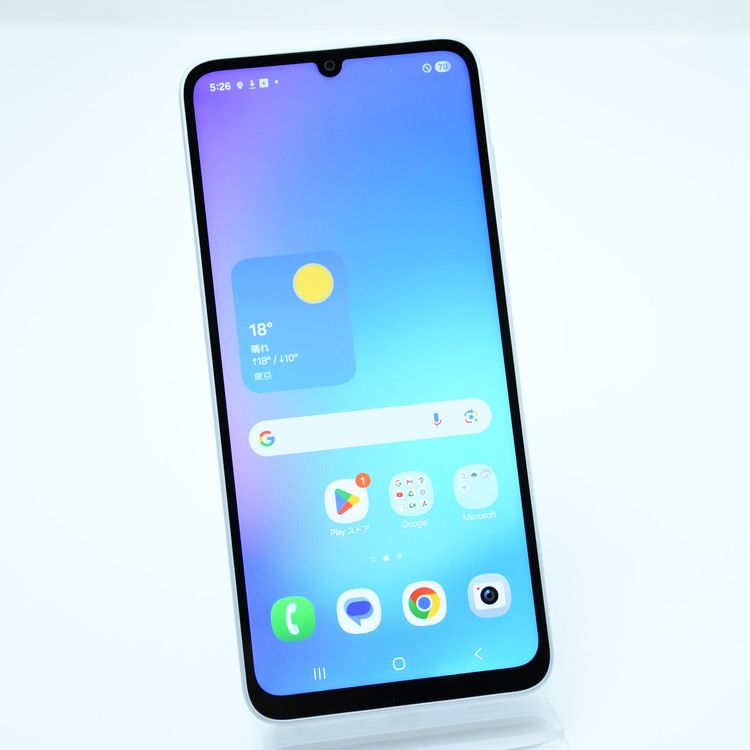 【新品同様】SIMフリーau Galaxy A25 5G SCG33 ライトブルー