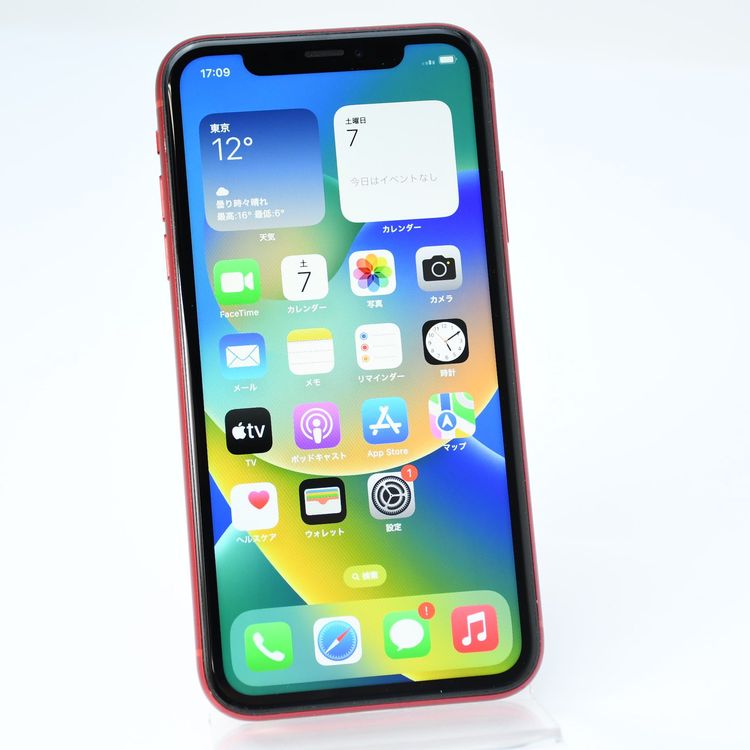 �����ʡ������Хåƥ꡼89���au SIM�ե꡼ iPhone XR 64GB ��å�