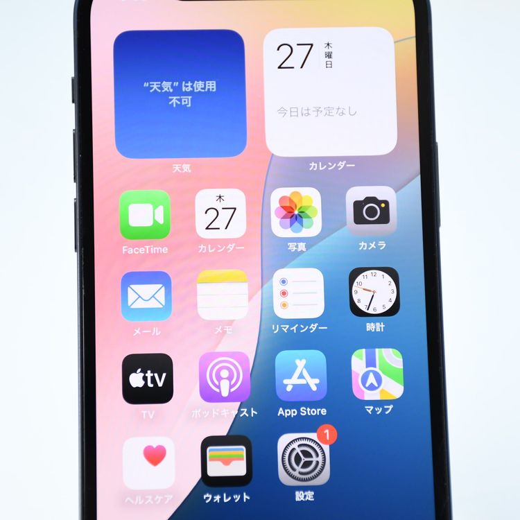 ڽХåƥ꡼89docomo SIMե꡼ iPhone12 64GB ֥å