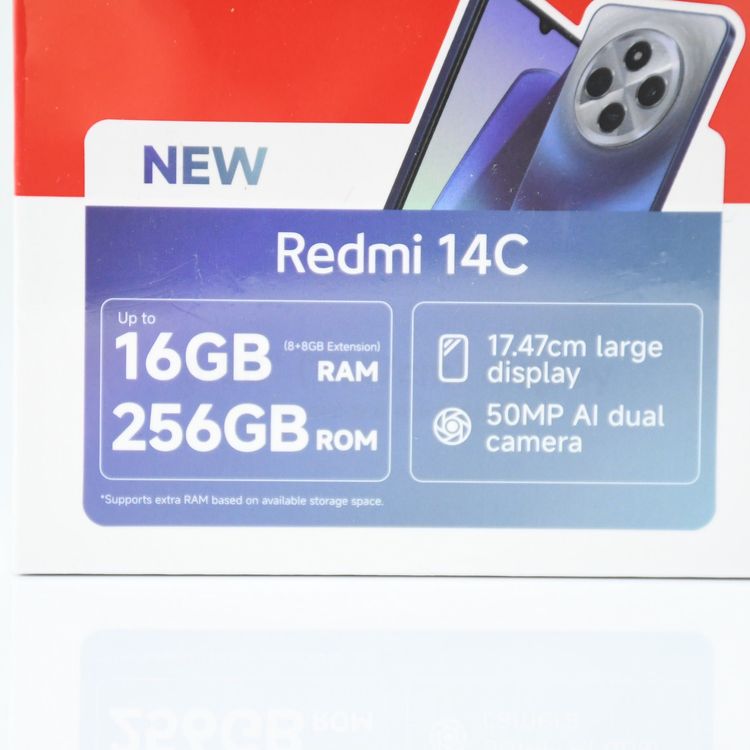 ��̤�������ʡ۹����� SIM�ե꡼ Redmi 14C 8GB/256GB �ߥåɥʥ��ȥ֥�å�