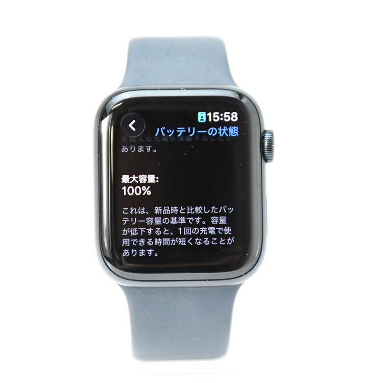 �ڥХåƥ꡼��������100���Apple Watch SE ��2���� GPS ����ߥ˥��� 44mm
