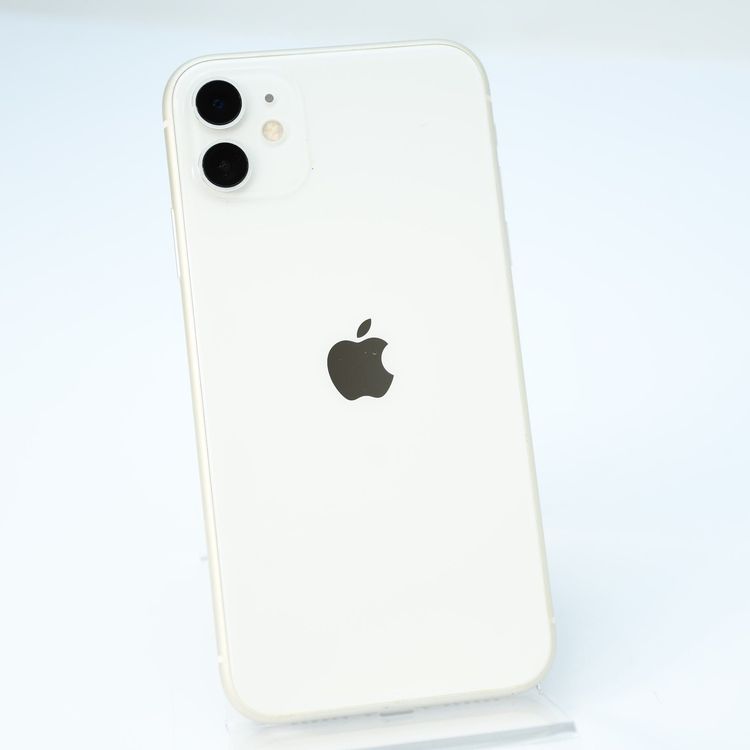 �����ʡ������Хåƥ꡼��������88���au SIM�ե꡼ iPhone11 64GB �ۥ磻��