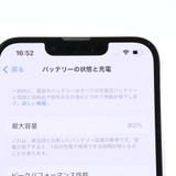 ڶ˾ʡХåƥ꡼80%SIMե꡼ iPhone13 128GB °ʴ