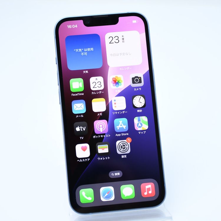 ڿƱ͡100%SIMե꡼ iPhone14 128GB ֥롼