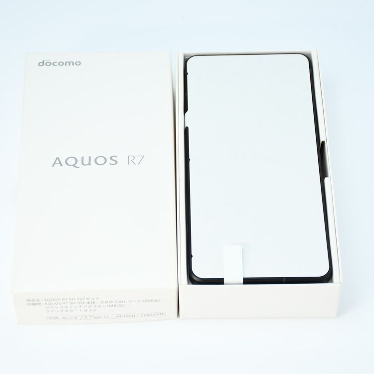 �ڿ��ʡ�SIM�ե꡼ docomo AQUOS R7 SH-52C 256GB �֥�å�