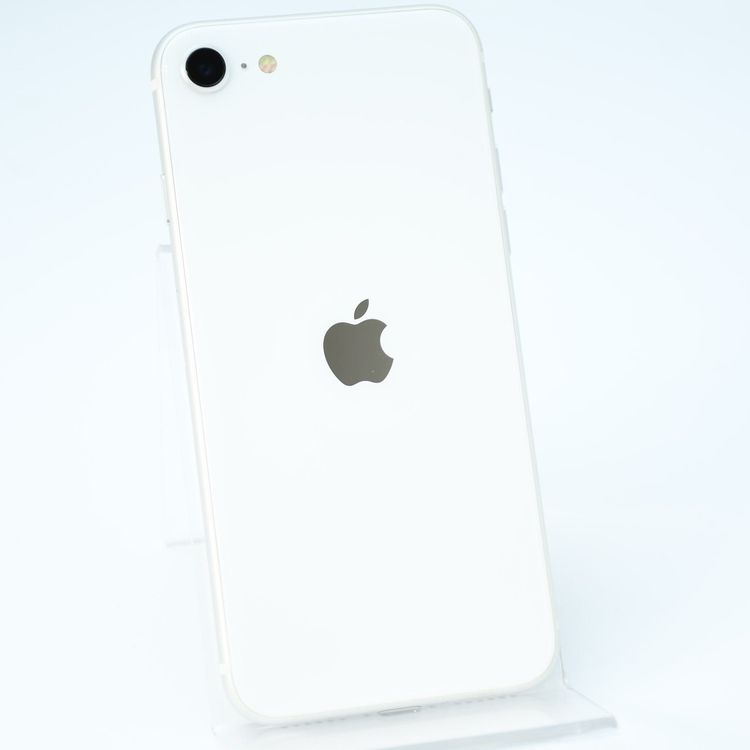 �����ʡ������Хåƥ꡼82���SIM�ե꡼ iPhone SE �裲���� 64GB �ۥ磻��