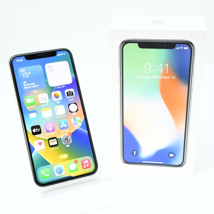 �����ʡ��Хåƥ꡼��������94%��SIM�ե꡼ iPhone X 256GB ����С�