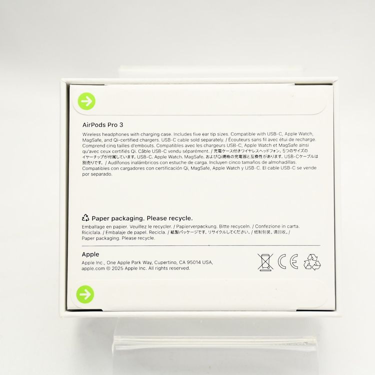 �ڿ���̤������Apple�ݾ�ͭ���AirPods Pro 3 MFHP4J/A A3063