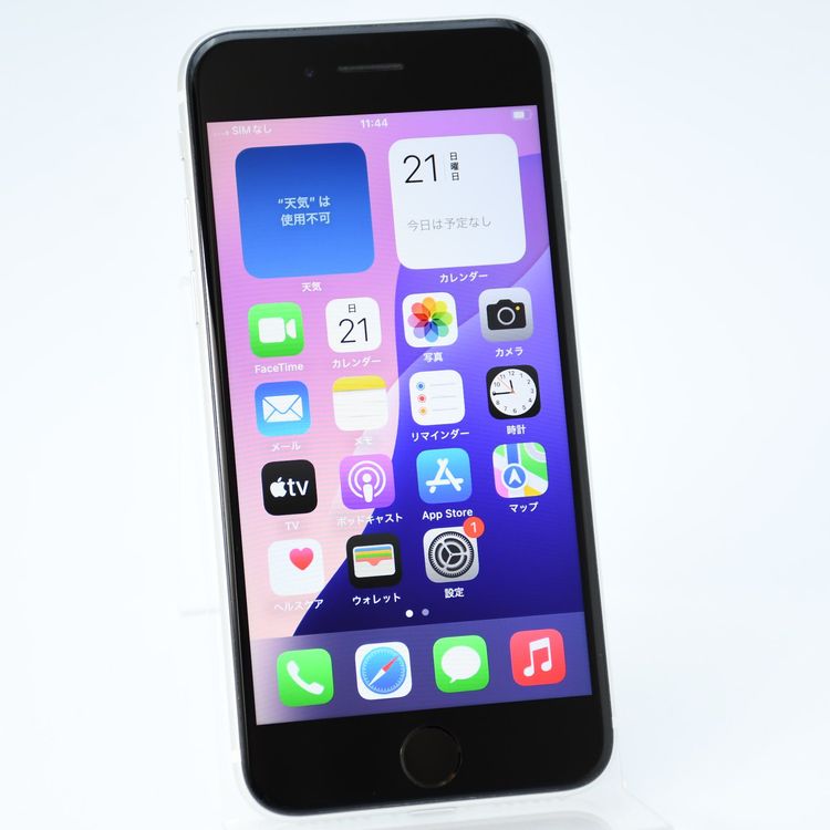 �ڽ����Хåƥ꡼85���SIM�ե꡼ iPhone SE �裲���� 64GB �ۥ磻��