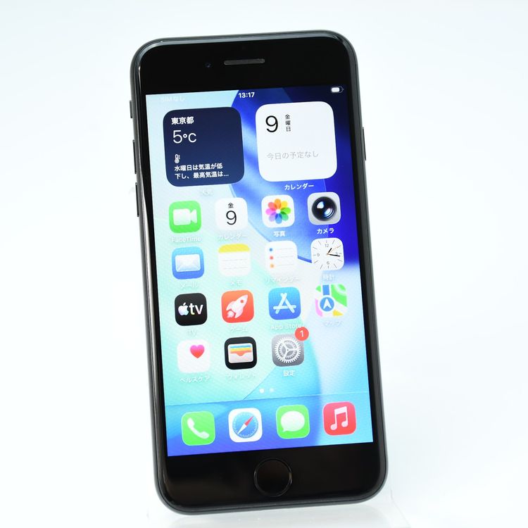 �ڱվ����ʡ������Хåƥ꡼��������82���SIM�ե꡼iPhone SE �裲���� 64GB�֥�å�