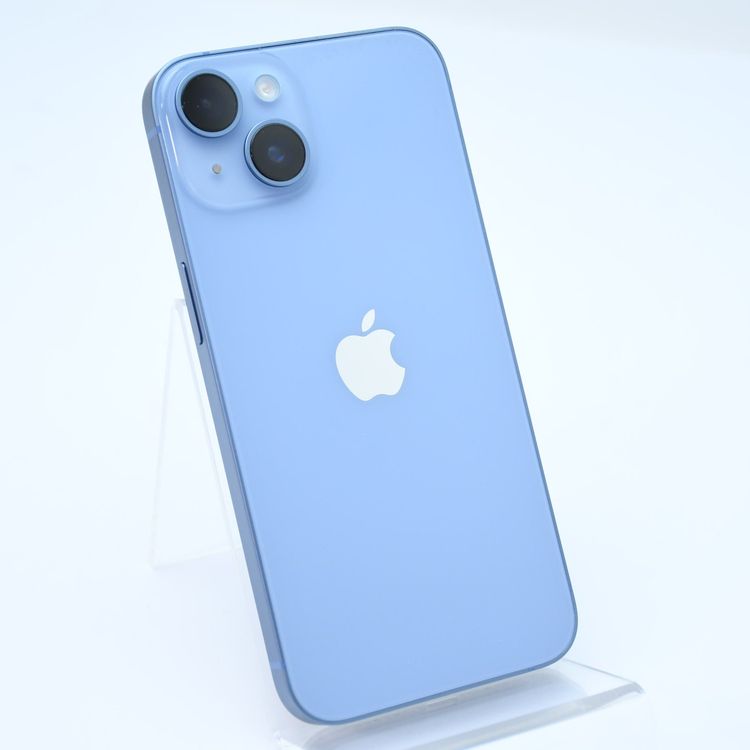 ڽХåƥ꡼ 100SIMե꡼ iPhone14 128GB ֥롼