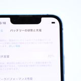 �����̳���ư��ġ���������82 %��au SIM�ե꡼ iPhone13 mini 128GB